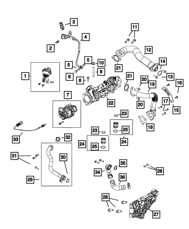 68583651AA - Emission Controls: Bolt for Mopar Image image
