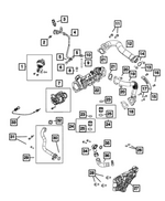 68490081AA - Emission Controls: Egr Cooler O Ring for Mopar Image