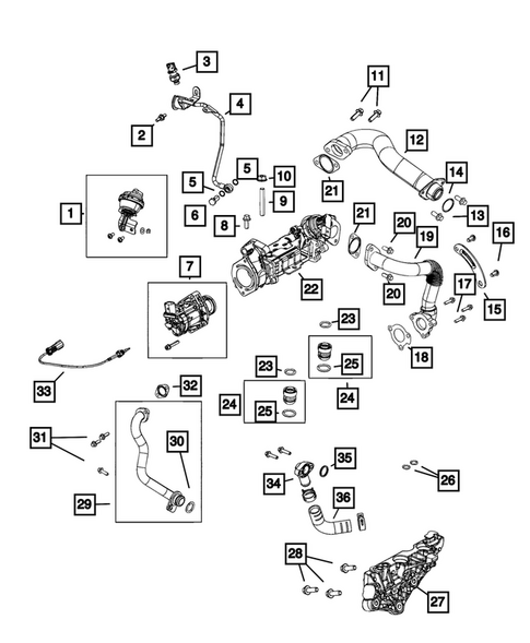 EGR System for 2020 Ram 1500 #0