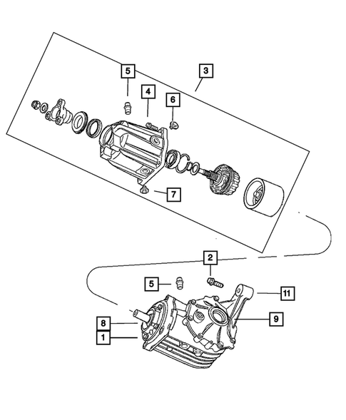 Rear Axle for 2007 Chrysler Pacifica #0