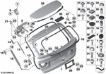 51247263099 - : Bracket Gas Press.Spring Left for BMW Image
