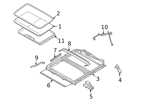 Sunroof for 2010 Ford Fusion #0