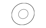 91626STKA01 - Electrical: Tail Lamp Grommet for Honda Image