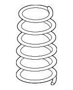 5QM411105 - Suspension: Coil Spring for Volkswagen: e-Golf, Golf, Golf Alltrack, Golf SportWagen, Jetta Image