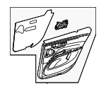29673013021D02 - Body: Door Trim Panel for Mercedes-Benz Image