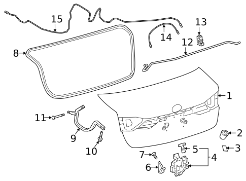 Lid & Components for 2025 Toyota Corolla #0