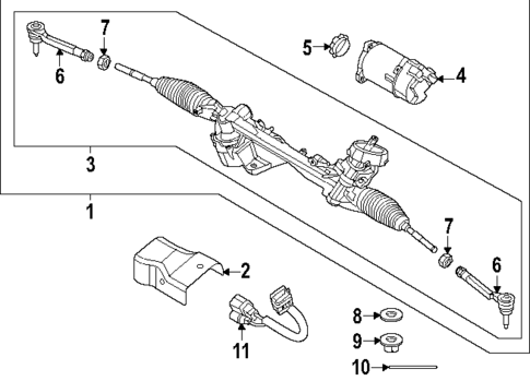 Steering Gear & Linkage for 2025 Kia K5 #0