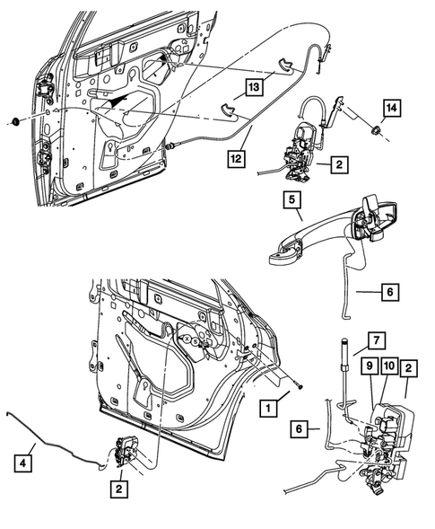 Rear Door for 2007 Dodge Magnum #0