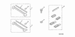 966000601608 - Accessory Components: BOLT, SOCKET (6X16) for Honda Image