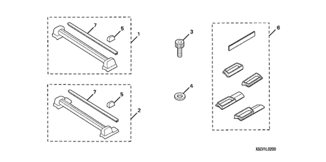 Roof Rack for 2005 Honda Element #0