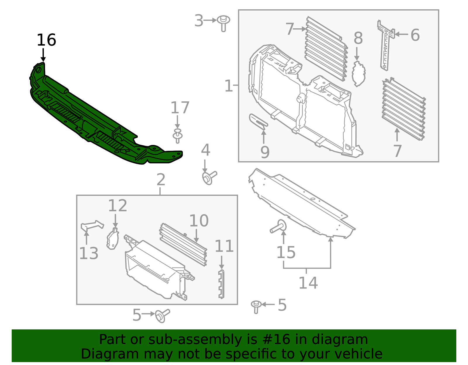Genuine OEM Ford Part - Radiator Support Access Cover JL1Z-19E525