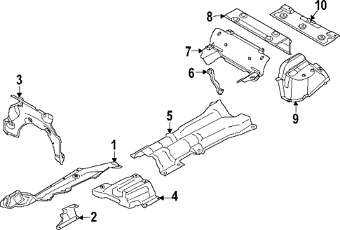 Heat Shields for 2023 BMW 760i xDrive #0