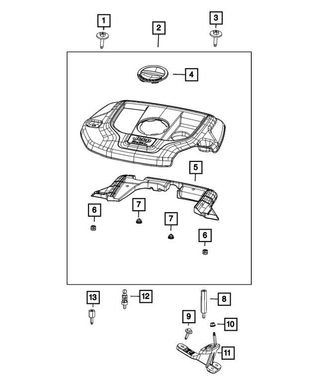 6512772AA - Engine: Special Head Bolt for MOPAR Image