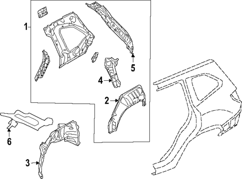 Inner Structure for 2025 Subaru Forester #0