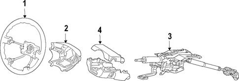 Steering Column for 2005 Honda Accord #0