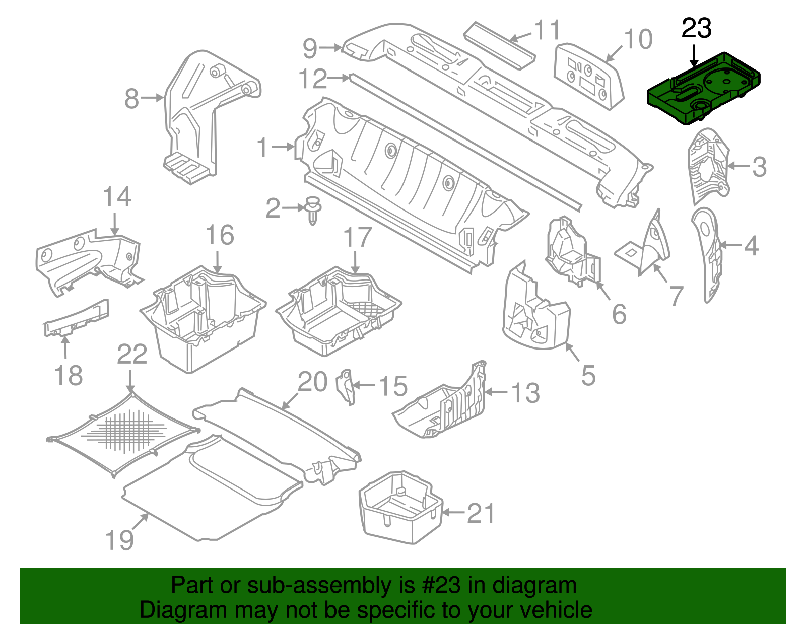 Battery Tray - BMW (51717188481)