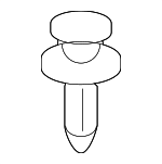 51498166702 - : Rear Body Trim Rivet for BMW: 323Ci, 323i, 325Ci, 325i, 325xi, 328Ci, 328i, 330Ci, 330i, 330xi, 335i, 335is, 740i, 740iL, 750iL, M3, X4, X6, Z3 Image