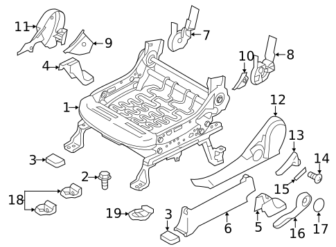 Tracks & Components for 2025 Mitsubishi Outlander Sport #1