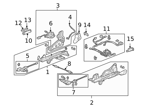Tracks & Components for 2003 Acura CL #1