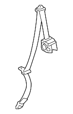 7337052120C0 - Electrical: Belt &amp; Retractor for Toyota Image