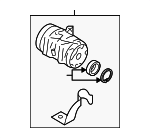 36050586 - HVAC: Compressor for Volvo: C30, C70, S40, V50 Image