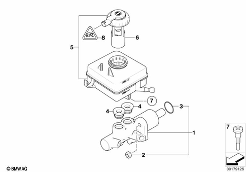 Brake Master Cylinder for 2009 BMW M5 #0