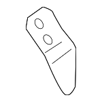 1Y0871407 - Body: Convertible Top Frame Guide for Volkswagen: Beetle Image