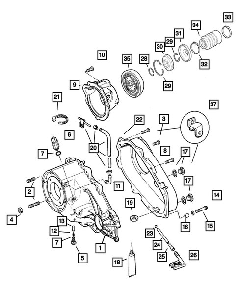 Case and Related Parts for 2002 Jeep Liberty #0
