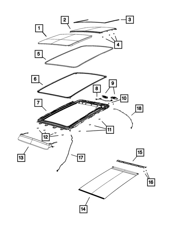 68291890AA - Body Sheet Metal Except Doors: Screw for Mopar Image