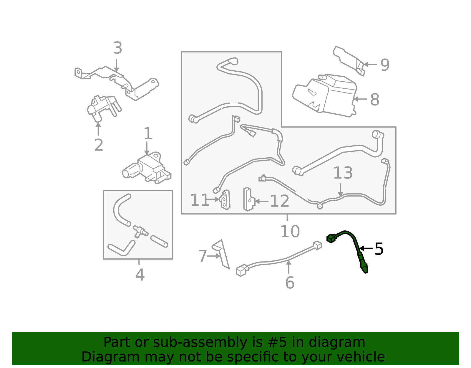 Subaru O2 Resistor Cap 2005-2009 Subaru Oxygen Sensor 22690AA69A | Subaru Parts Guys