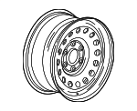 9596426 - Suspension: Spare Wheel for Cadillac: Escalade, Escalade ESV, Escalade EXT | Chevrolet: Avalanche, Silverado 1500, Silverado 1500 LD, Suburban, Suburban 1500, Suburban 2500, Tahoe | GMC: Sierra 1500, Sierra 1500 Limited, Yukon, Yukon XL, Yukon XL 1500, Yukon XL 2500 Image
