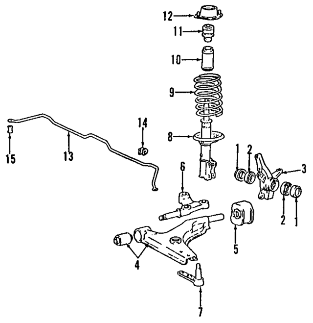 5481224010 - : Stabilizer Bar for Hyundai Image