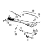 68040243AD - Electrical: Cowl Mucket for Chrysler: 300 | Dodge: Charger Image