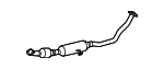 174200D150 - Exhaust: Converter &amp; Pipe for Toyota: Corolla, Matrix Image