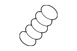 90501A0006 - Exhaust: Converter &amp; Pipe Spring for Toyota Image