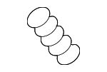 90501A0006 - Exhaust: Exhaust Bolt Spring for Toyota Image