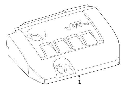 Engine Appearance Cover for 2012 Toyota Corolla #0