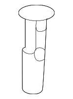 719300R070C0 - Body: Headrest Guide for Lexus Image