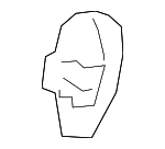 718620R050C0 - Body: 2013-2019 Toyota - Seat Hinge Cover for Scion: iM | Toyota: Corolla, Corolla iM, RAV4 Image