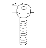 N90993603 - Body: Upper Tie Bar Mount Bolt for Porsche: Cayenne, Macan Image