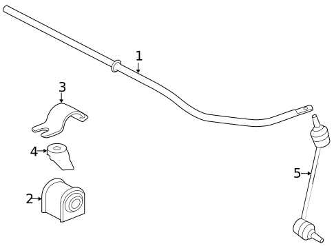Stabilizer Bar & Components for 2014 Jaguar XKR #0