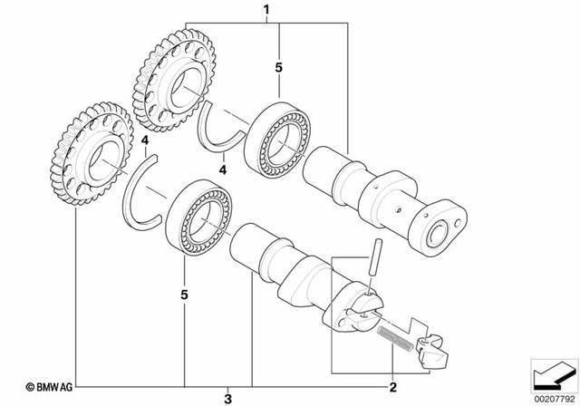 11317706973 - : Camshaft Exhaust          for BMW-Motorrad Image
