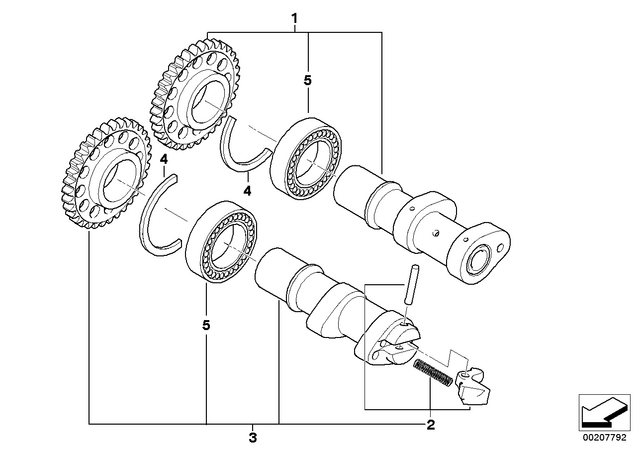 11317706973 - : Camshaft Exhaust          for BMW-Motorrad Image