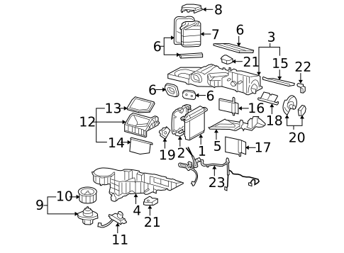 Condenser, Compressor & Lines for 2007 Cadillac Escalade EXT #1