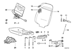 52101977954 - Seats: Bowden Cable Horizontal Adjustment for BMW Image