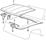 MB408762 - Body: Hood for Dodge: Raider Image