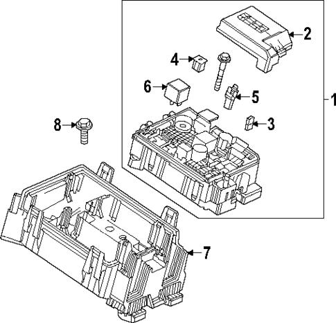 Fuse & Relay for 2024 Chevrolet Trax #0
