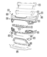 5NB66TZZAA - : Alfa Romeo APPLIQUE-FASCIA for Mopar Image