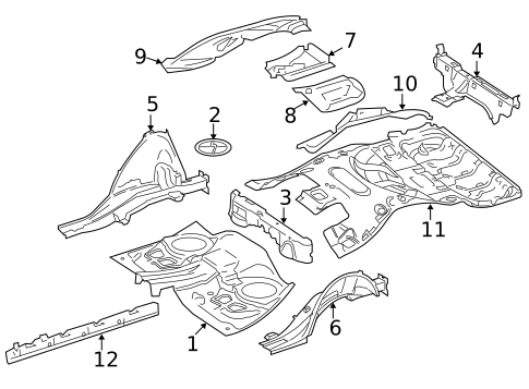 Exterior Trim - Rear Body for 2009 Mercedes-Benz ML320 #0
