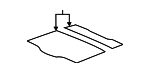 84094439 - Accessories: Convertible Top Stowage Compartment Lid Decal for GM Image